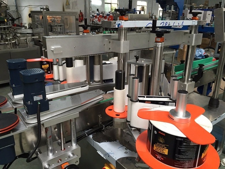 자동 병 라벨링 기계와 이중 측면 라벨링 및 AC 220V / 50HZ 전압