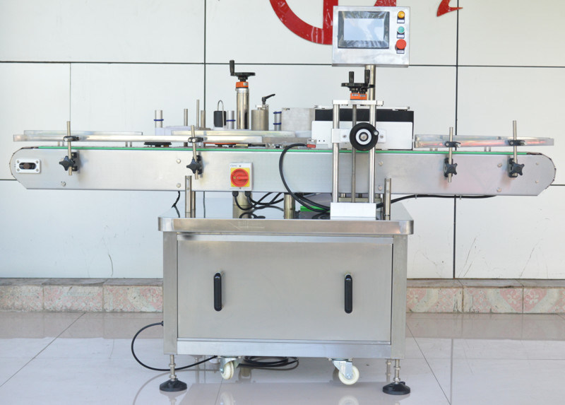 1의 핵심 구성 요소 음료에 대한 세로 둥근 병 자체 접착기 라벨링 기계