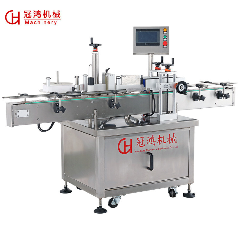 1의 핵심 구성 요소 음료에 대한 세로 둥근 병 자체 접착기 라벨링 기계