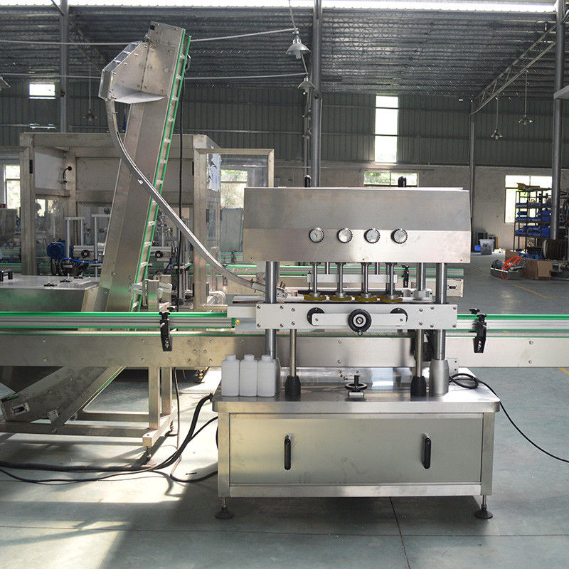 PLC 코어 컴포넌트 2.5KW 간단한 자동 선형 캡 머신