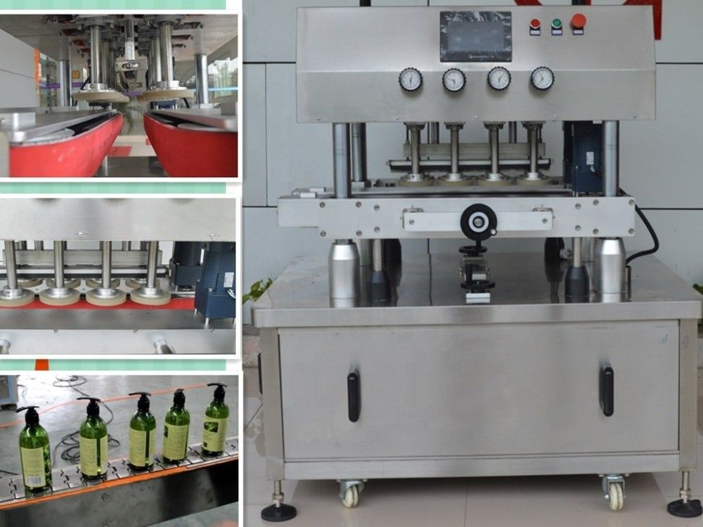PLC 코어 컴포넌트 2.5KW 간단한 자동 선형 캡 머신