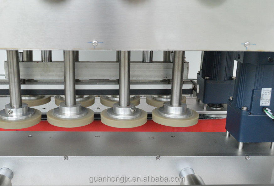 목재 포장재 100mm 유리 및 리치 음료용 모터화 된 캡 머신