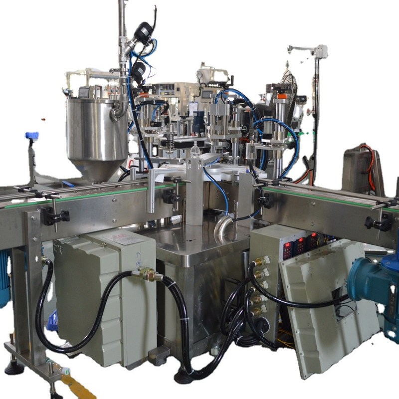 식품 음료용 자동 화장품 향수 병 채용 기계 생산 라인