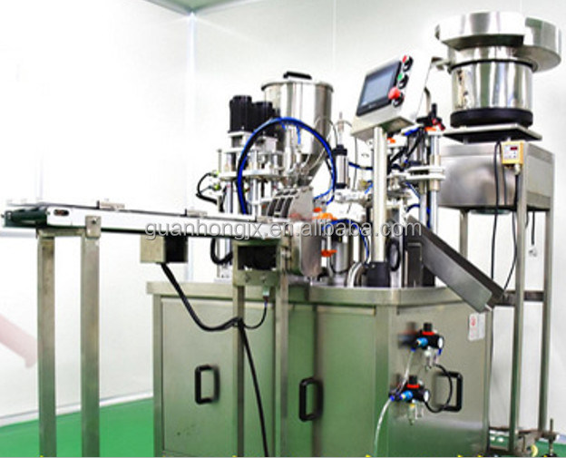 공기 압력 및 기계적으로 구동되는 액체 콘돔 충전 기계 0.6-0.8MPa