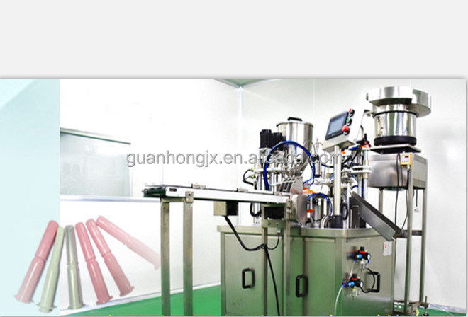 공기 압력 및 기계적으로 구동되는 액체 콘돔 충전 기계 0.6-0.8MPa